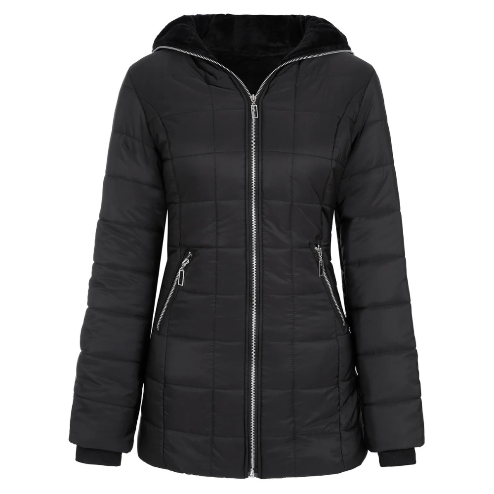 Warmes Winterkleid Damenjacke - IdealeKleiden