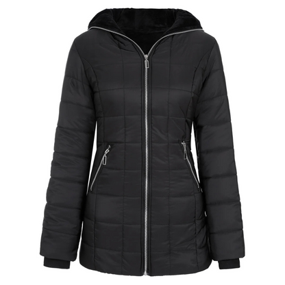 Warmes Winterkleid Damenjacke - IdealeKleiden