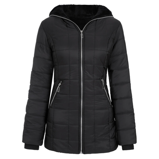 Warmes Winterkleid Damenjacke - IdealeKleiden