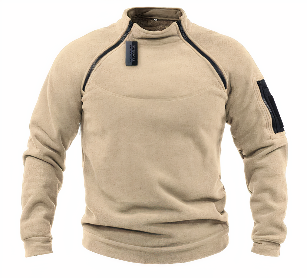 Men's Quarter-Zip Warm Fleece Pullover