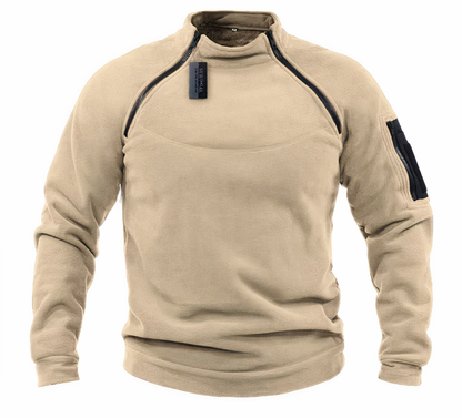 Men's Quarter-Zip Warm Fleece Pullover