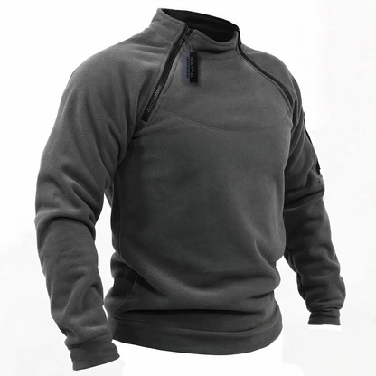 Men's Quarter-Zip Warm Fleece Pullover