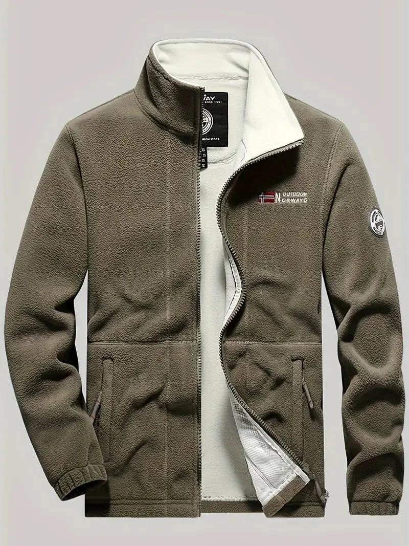 Men's Winter Jacket Fleece Windproof Insulated