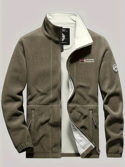 Men's Winter Jacket Fleece Windproof Insulated