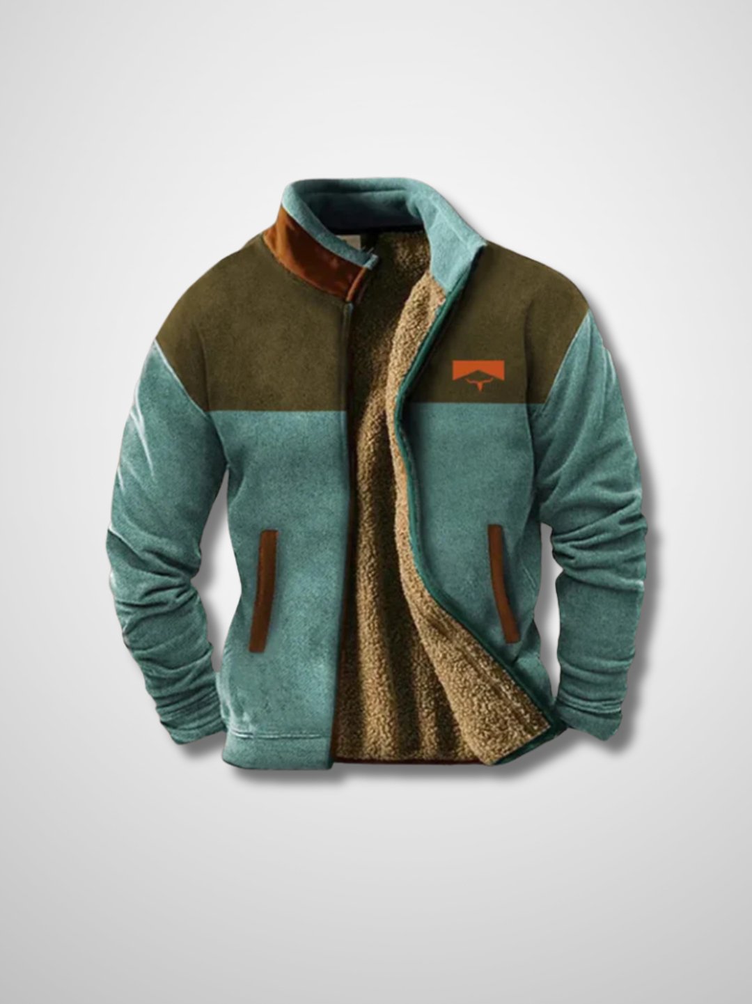Men's Fleece Jacket Warm Sherpa Winter Jacket