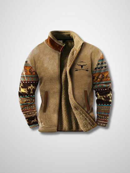 Men's Fleece Jacket Warm Sherpa Winter Jacket