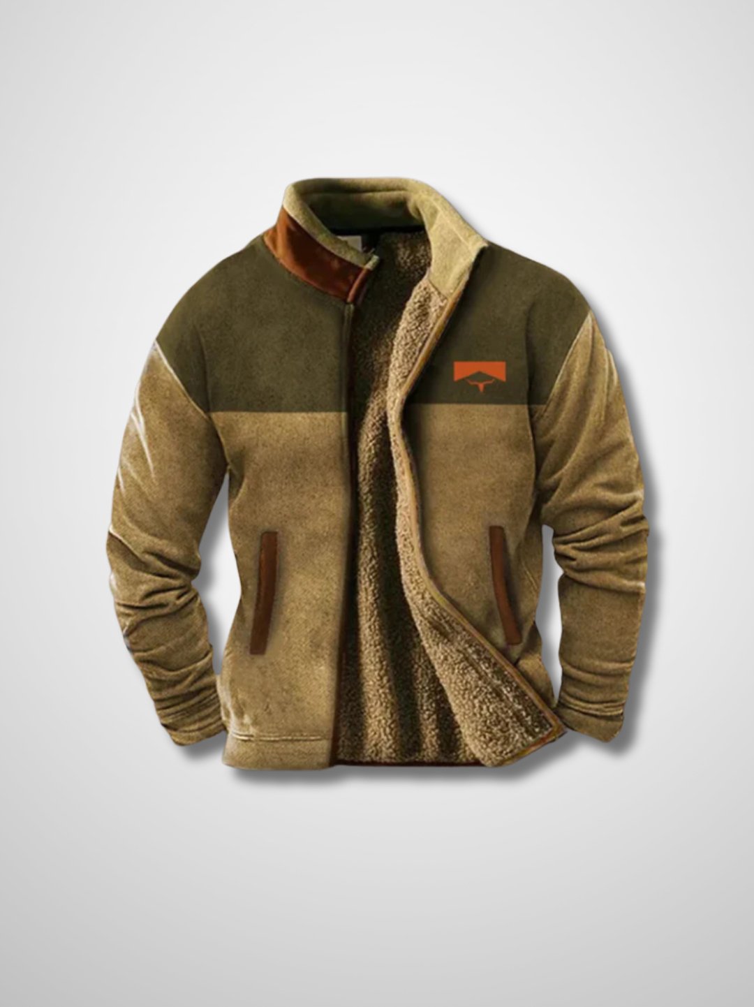 Men's Fleece Jacket Warm Sherpa Winter Jacket
