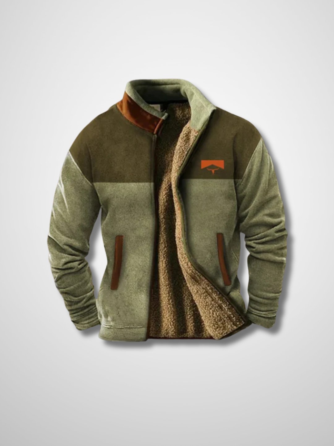 Men's Fleece Jacket Warm Sherpa Winter Jacket