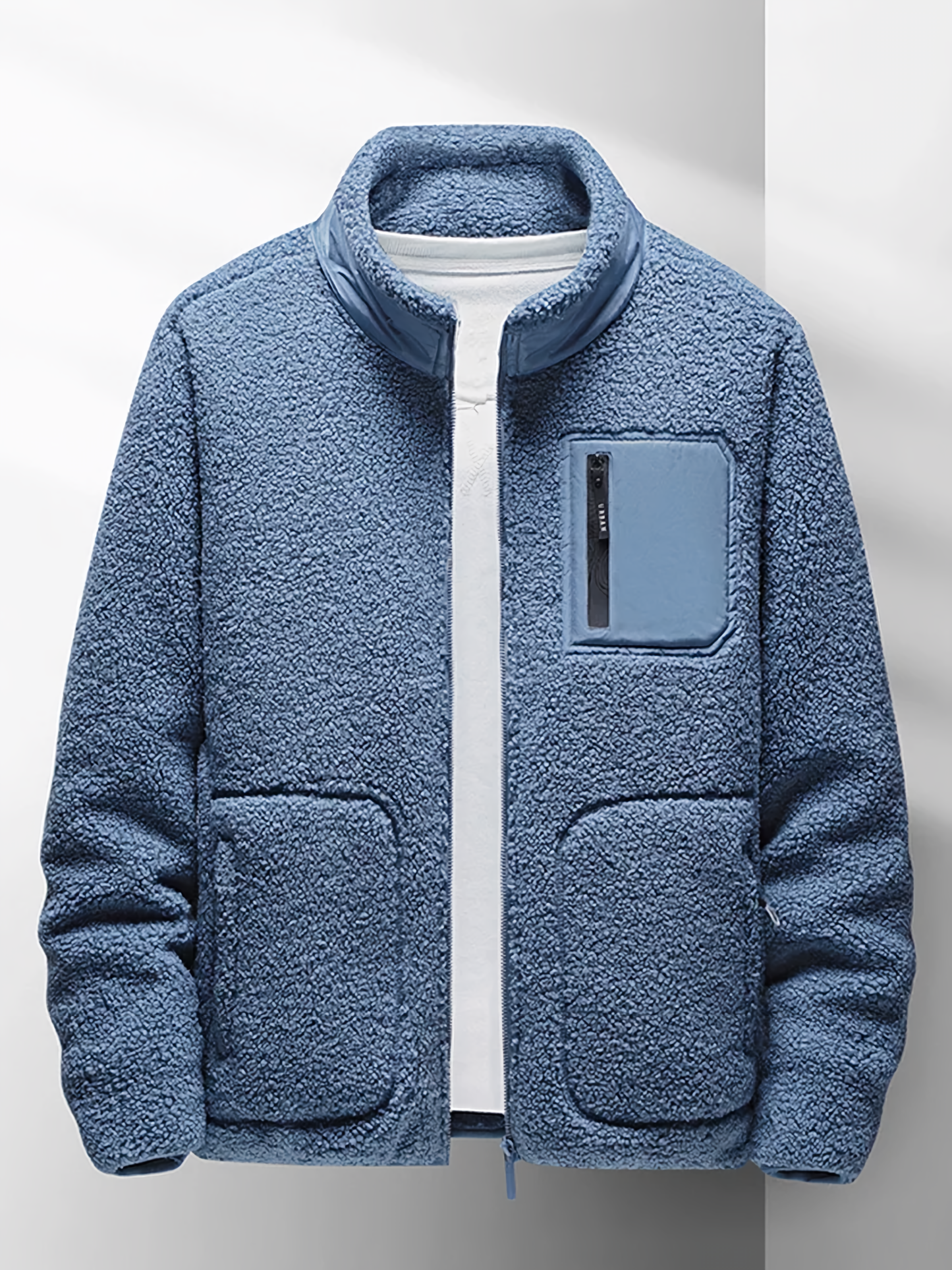 Men's Warm Fleece Zip-Up Jacket
