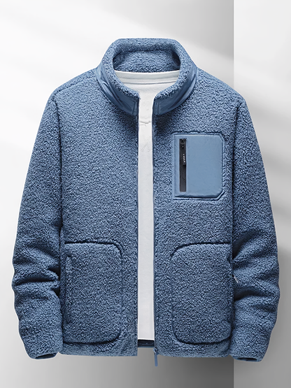 Men's Warm Fleece Zip-Up Jacket