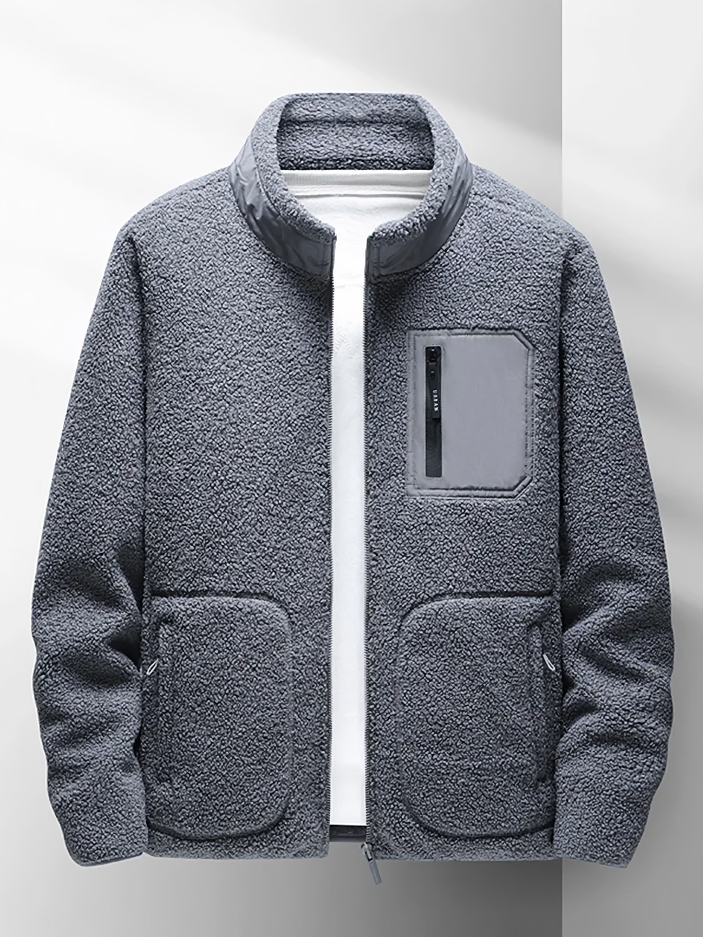 Men's Warm Fleece Zip-Up Jacket