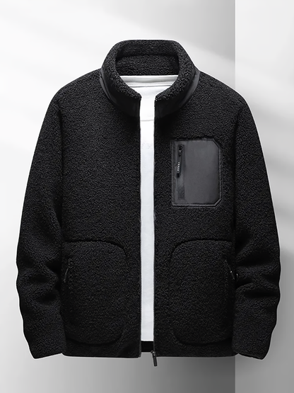 Men's Warm Fleece Zip-Up Jacket