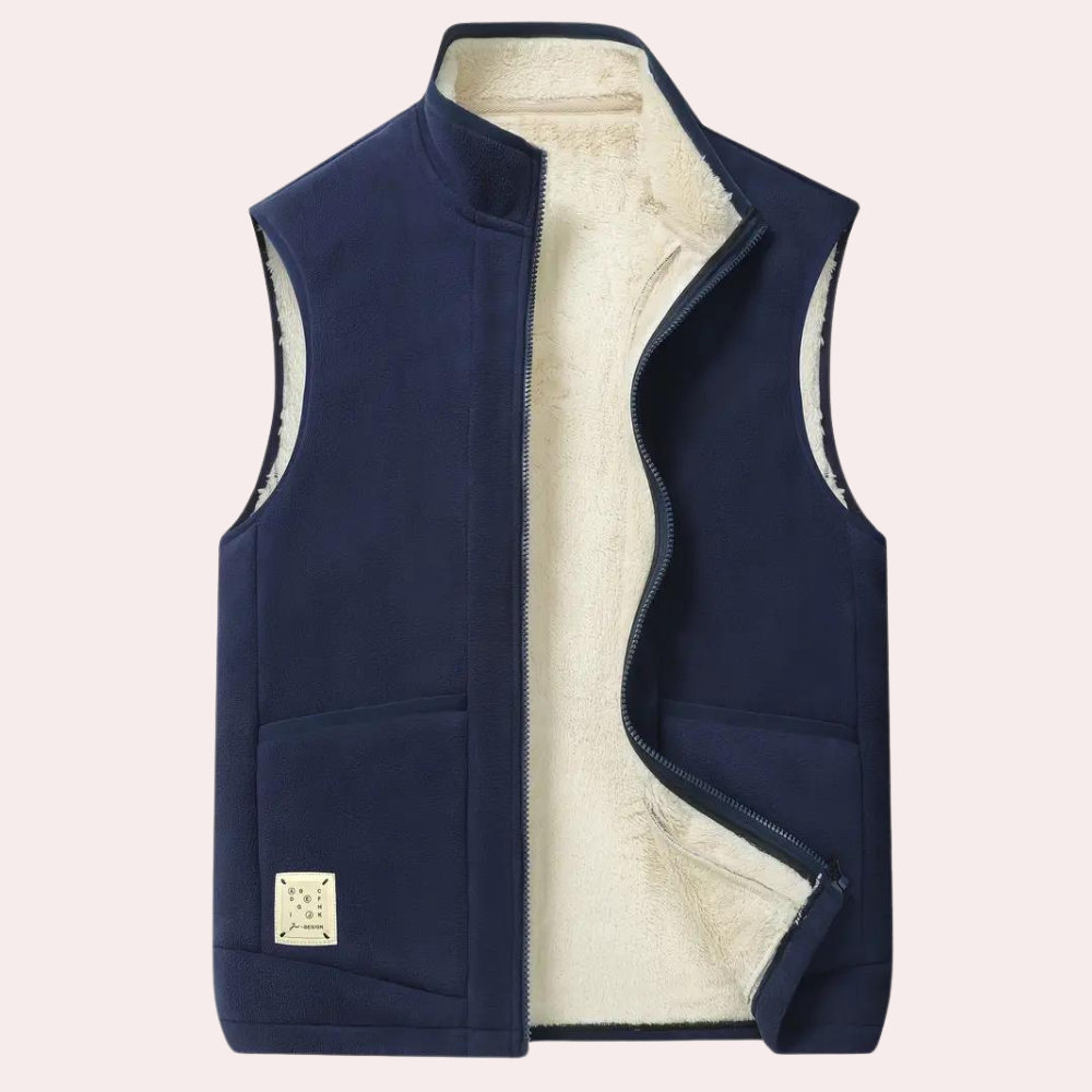 Men's Fleece Vest Warm Insulating