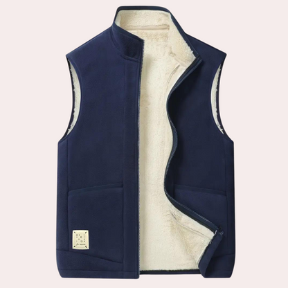 Men's Fleece Vest Warm Insulating