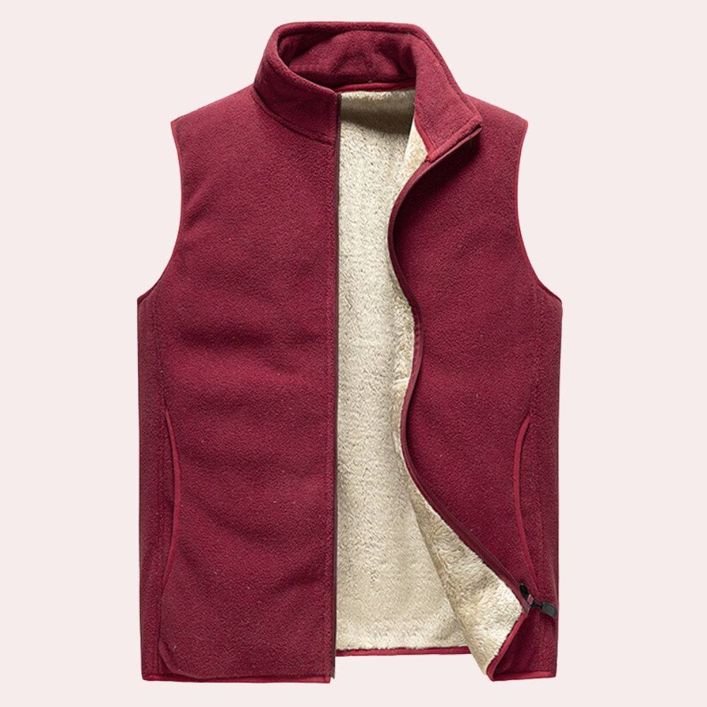 Men's Fleece Vest Warm Insulating