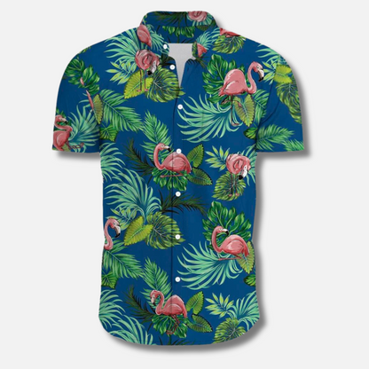 Men's Summer Floral Shirt Hawaii Style