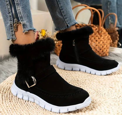 Warm Ankle Boot with Soft Lining for Women