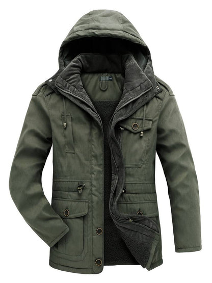Men's Warm Insulated Winter Parka
