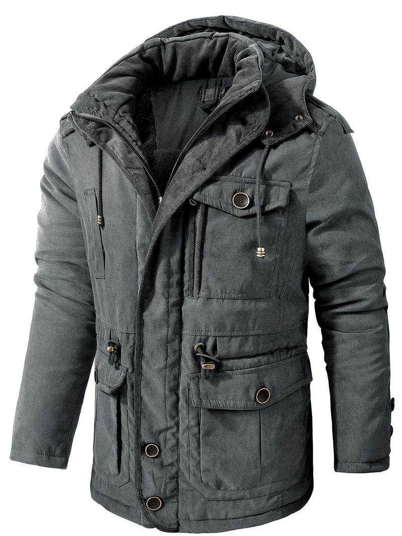 Men's Warm Insulated Winter Parka