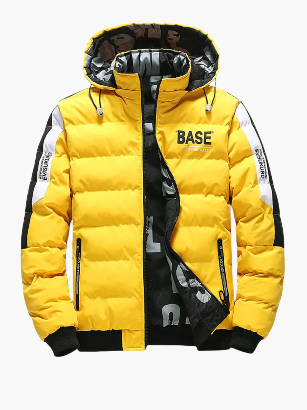 Winter Quilted Jacket Urban Style Hood