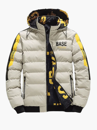 Winter Quilted Jacket Urban Style Hood