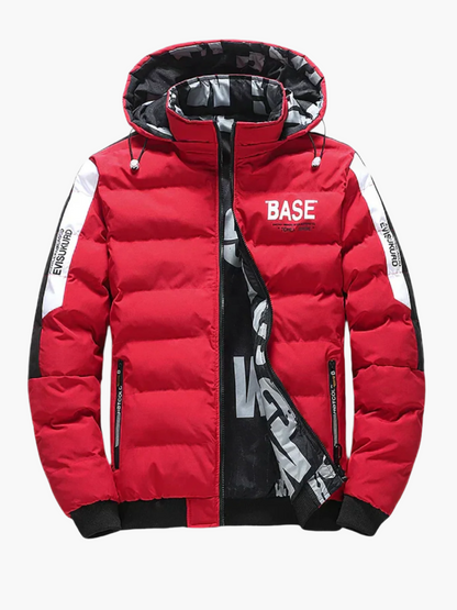 Winter Quilted Jacket Urban Style Hood