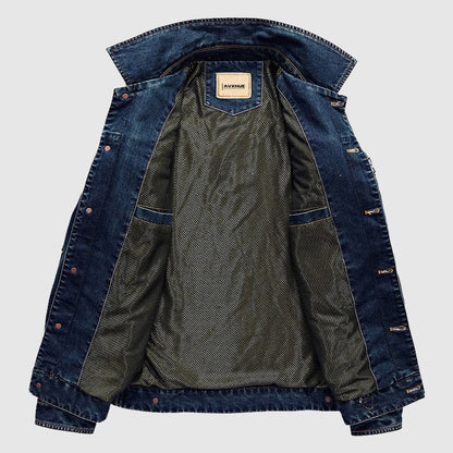 Robuste Denim-Jacke Modern Style - IdealeKleiden