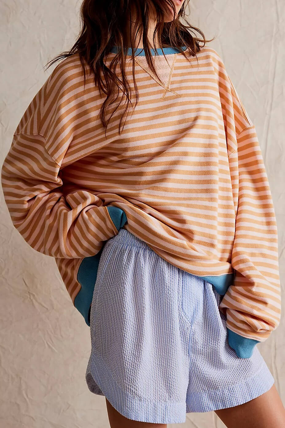 Elegant Striped Sweater for Women, Classic