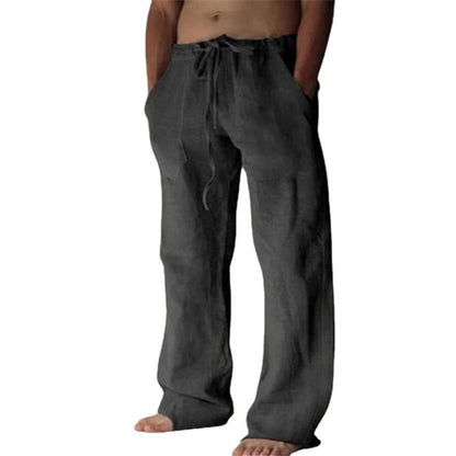 Comfortable Men's Linen Trousers Loose Fit