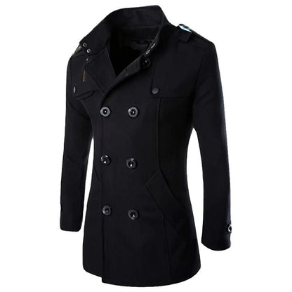 Men's Exclusive Fine Wool Winter Coat