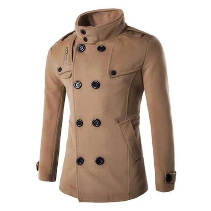 Men's Exclusive Fine Wool Winter Coat