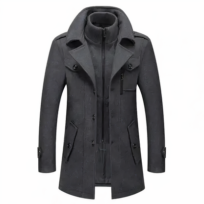 Stylish Men's Jacket Double Lapel