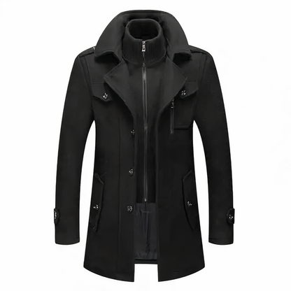 Stylische Herrenjacke Doppelrevers Modern - IdealeKleiden