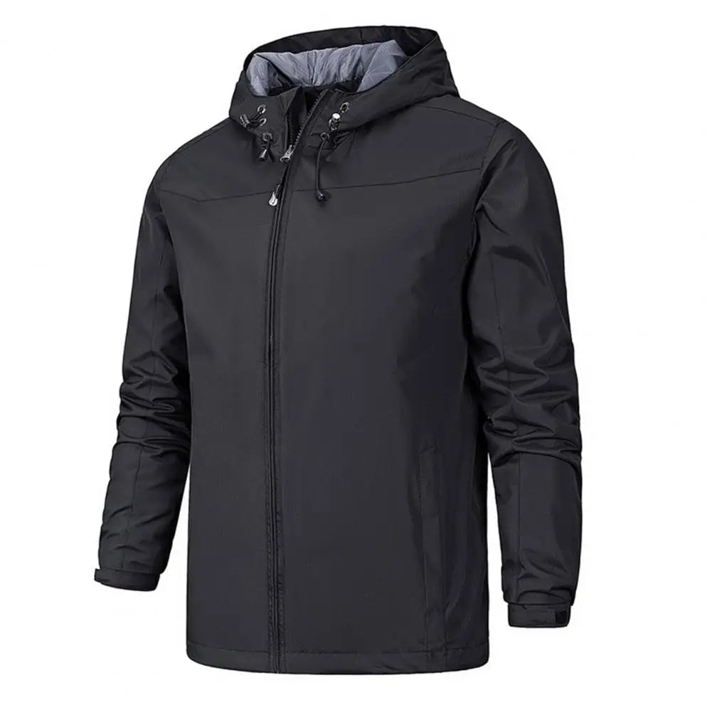 Wasserdichte Outdoor-Jacke Grau - IdealeKleiden