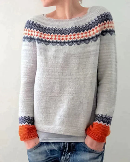 Colorful Women's Modern Pullover