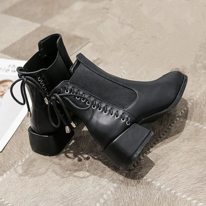 Women's Ankle Boots Low Heel