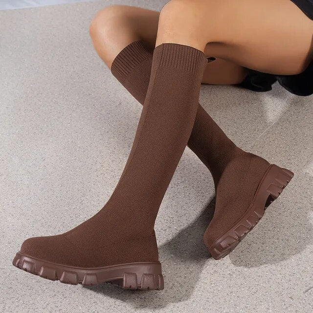Women's Comfortable Stretch Ankle Boots