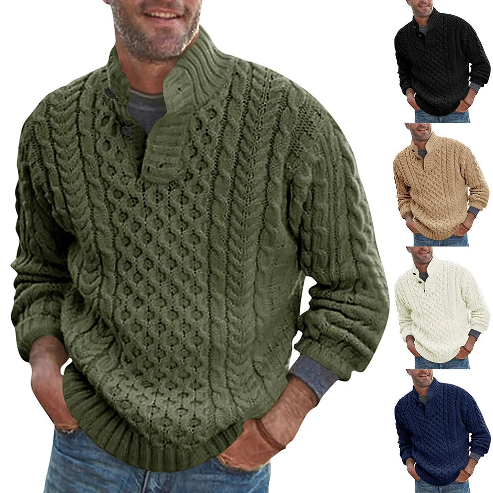 Herren Pullover Klassisch Bequem - IdealeKleiden