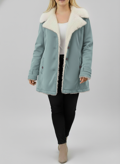 Women's Winter Jacket Sherpa Fleece Plus Sizes
