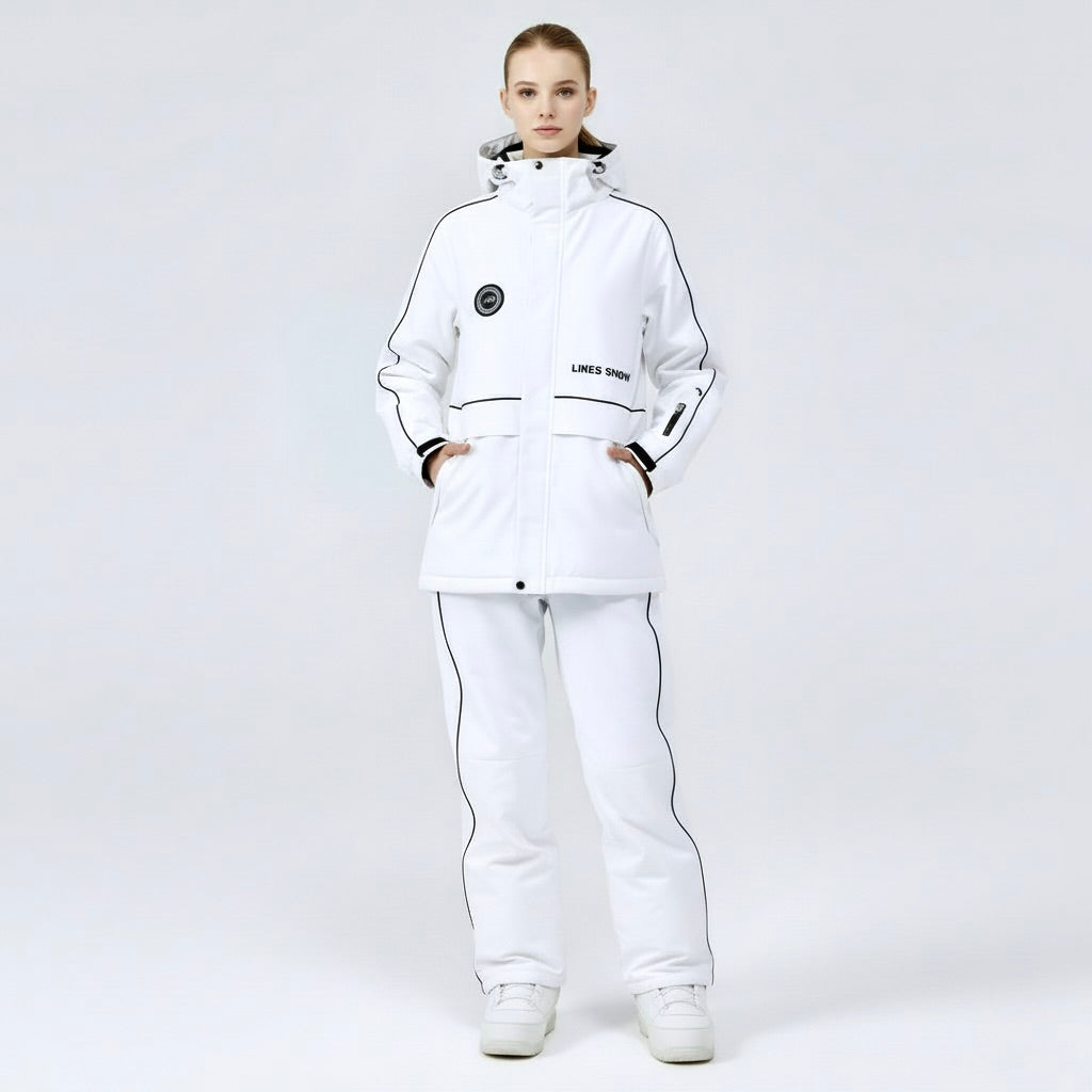 Snowsuit Set White Unisex Winter