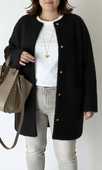 Women's Cardigan Generous Knit Elegant