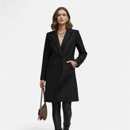 Custom-Made Women's Elegant Long Coat