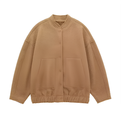 Oversized Women's Winter Parka Aviator Jacket