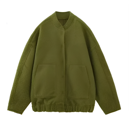 Oversized Women's Winter Parka Aviator Jacket