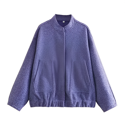 Oversized Women's Winter Parka Aviator Jacket