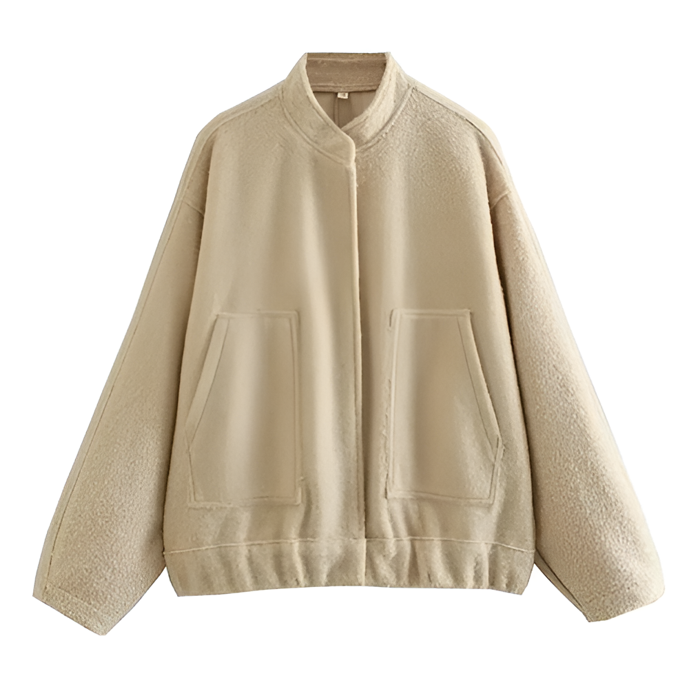 Oversized Women's Winter Parka Aviator Jacket