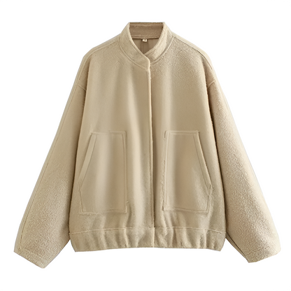 Oversized Women's Winter Parka Aviator Jacket