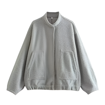 Oversized Women's Winter Parka Aviator Jacket