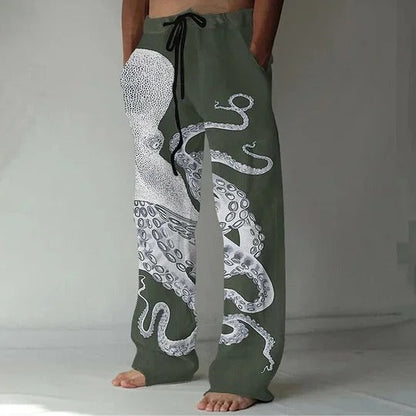 Comfortable men's drawstring trousers
