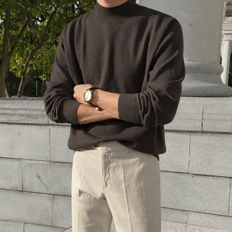 Herren Pullover Klassisch Langarm